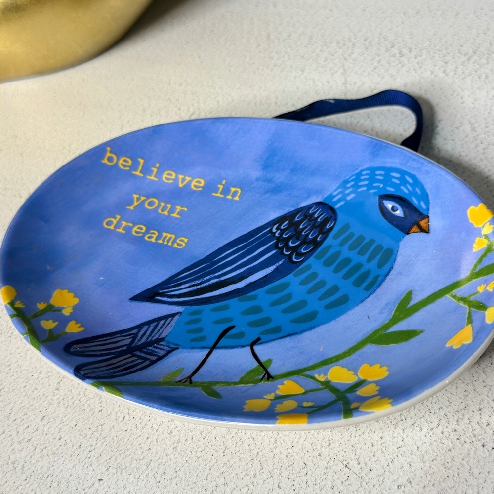 Blue Bird Decorative Plate - Picture 2 of 2
